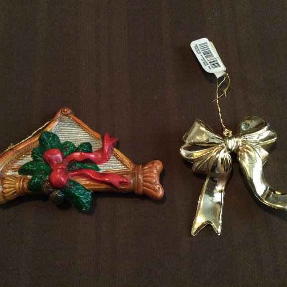 Lot of two Christmas décors Christmas tree décors  small - Picture 1 of 6